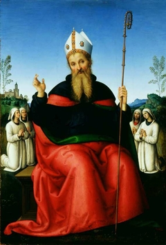 St. Augustine with Members of the Confraternity of Perugia