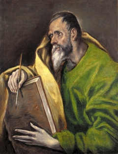 St. Luke of El Greco by Workshop of El Greco