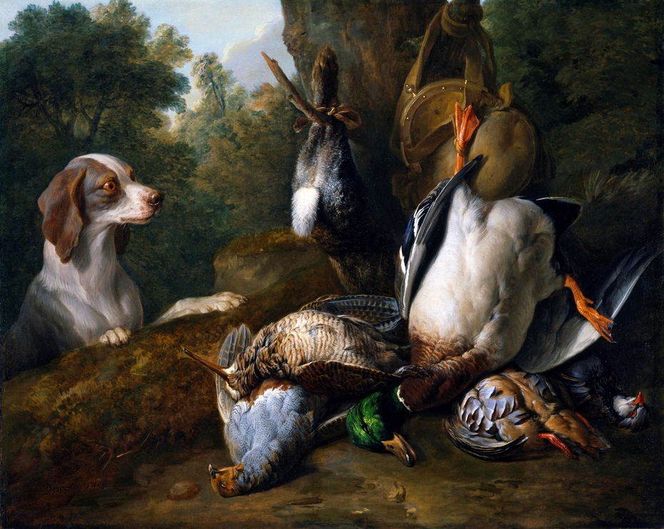 Still Life with Dog and Game