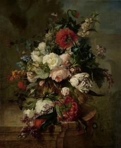 Still Life with Flowers by Harmanus Uppink