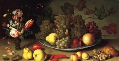 Still Life with Fruits and Flowers