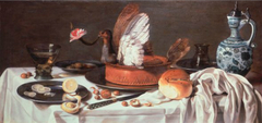 Still Life with Pigeon Pie and Delftware Jug