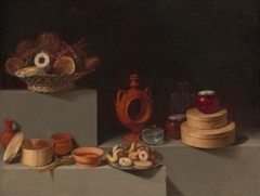 Still Life with Sweets and Pottery by Juan van der Hamen