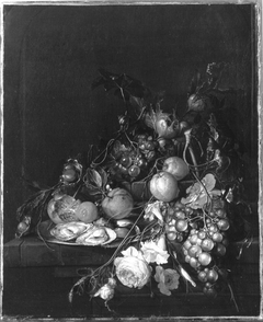 Stillleben mit Früchten und Blumen by Cornelis de Heem