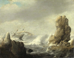 Storm at Sea by Jan Peeters the Elder