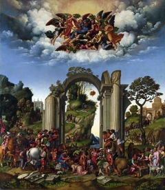 The Adoration of the Kings by Girolamo da Treviso the Younger