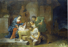 The Adoration of the Shepherds by Januarius Zick