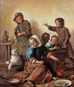 The Children’s Meal by Jan Steen