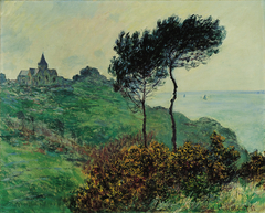 The Church at Varengeville, Grey Weather by Claude Monet