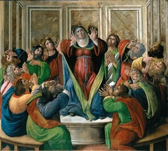 The Descent of the Holy Ghost by Sandro Botticelli