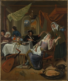 The Dissolute Household by Jan Steen