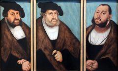 The Electors of Saxony John the Steadfeast (1468-1532), Frederick the Wise (1463-1525) and John Frederick the Magnaminous (1503-1554)