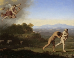 The Expulsion from Paradise by Cornelis van Poelenburch