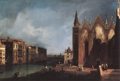 The Grand Canal from Santa Maria della Carità to the Bacino di San Marco by Canaletto