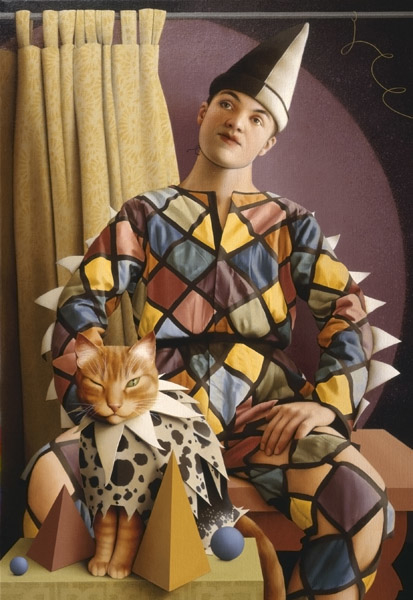 THE HARLEQUIN'S CAT (detail)