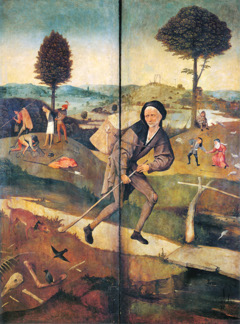 The Haywain Triptych by Follower of Hieronymus Bosch
