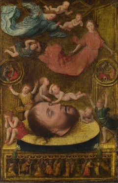 The Head of Saint John the Baptist by Jan Mostaert