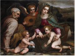 The Holy Family by Francesco de' Rossi