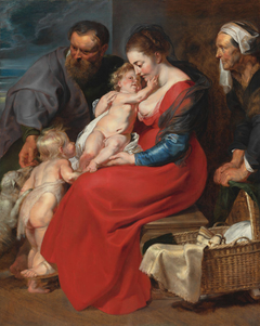 The Holy Family with Saint Elizabeth and Saint John by Peter Paul Rubens