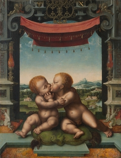The Infants Christ and Saint John the Baptist Embracing