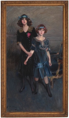 The Misses Muriel and Consuelo Vanderbilt by Giovanni Boldini