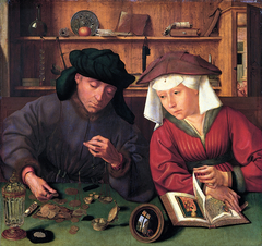 The Moneylender and His Wife by Quentin Matsys
