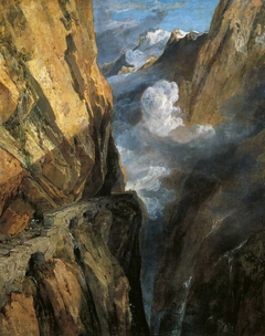 The Pass of Saint Gotthard, Switzerland by J. M. W. Turner