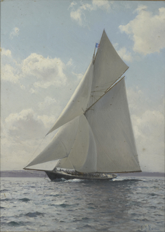 The Prince of Wales's Yacht 'Britannia' under Sail