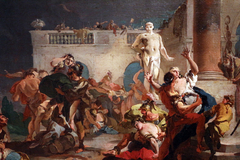 The Rape of the Sabine Women by Giovanni Battista Tiepolo