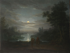 The Rest on The Flight into Egypt by Abraham Pether