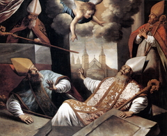 The resurrection of the saints Monulph and Gondulph from their graves by Gaspar de Crayer