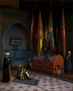 The Sentinel at the Sultan’s Tomb by Jean-Léon Gérôme