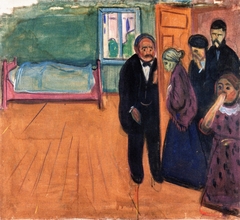 The Smell of Death by Edvard Munch