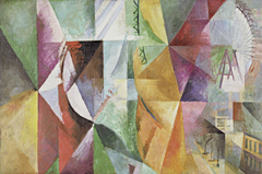 The Three Windows, the Tower and the Wheel by Robert Delaunay
