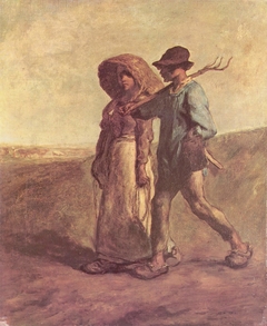 The Walk to Work by Jean-François Millet