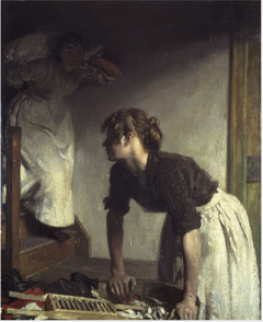 The Wash House by Sir William Newnham Montague Orpen