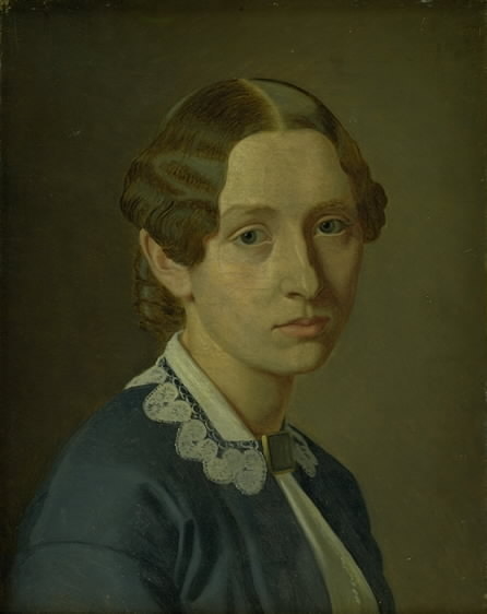 Thomasine Ludvigne Vermehren, f. Grüner, kunstnerens hustru