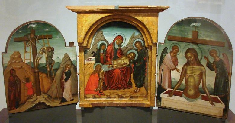 Triptych of Deposition, Lamentation and Resurrection