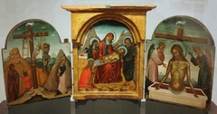 Triptych of Deposition, Lamentation and Resurrection by Nikolaos Tzafouris