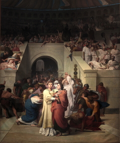 Martyrs chrétiens entrant à l'amphithéâtre (Christian Martyrs Entering the Amphitheater)