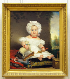Portrait of Catharina Elisabeth Rente Linsen (1830-1890) by Jan Adam Kruseman