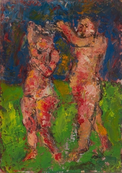 Untitled (Two Nudes) by Zero Mostel
