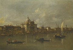 Venice, a view towards the Giudecca and the church of le Zitelle by Francesco Guardi