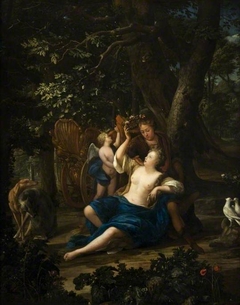 Venus and Adonis by Eglon van der Neer