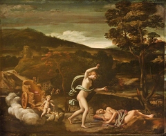 Venus lamenting the Death of  Adonis