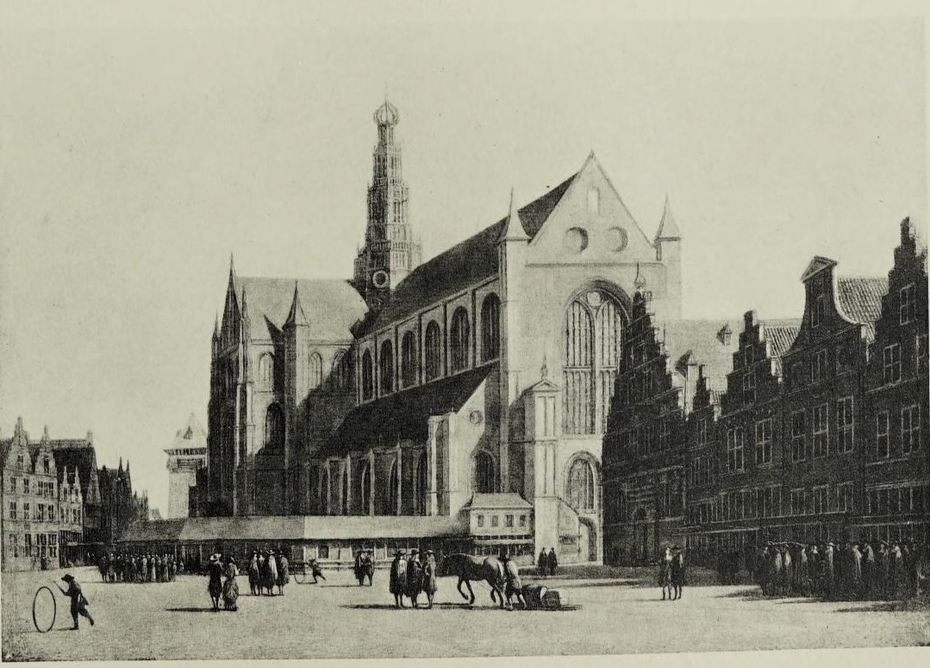View of Haarlem Bavo Church