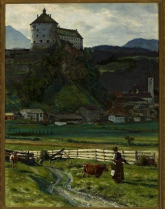 View of the Kufstein Fortress vicinity by Aleksander Gierymski