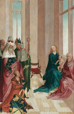 Votivtafel mit hl. Anna Selbdritt und den Heiligen Leopold, Ulrich und Andreas by Rueland Frueauf the Younger