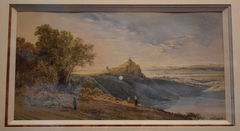 Vue de Castel Gondolfo by Louis-Auguste Lapito