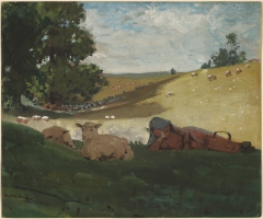 Warm Afternoon (Shepherdess) by Winslow Homer